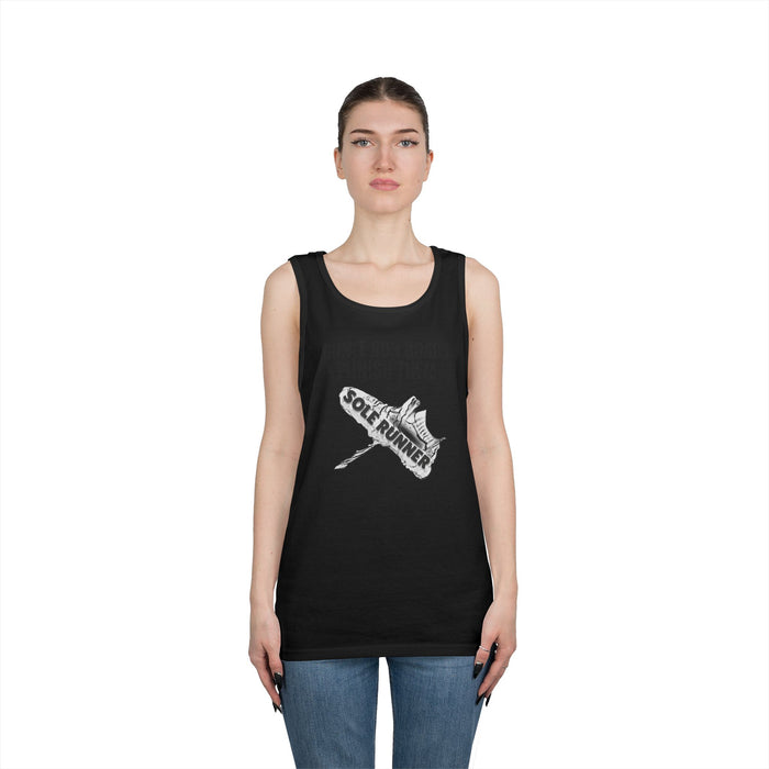 I Don't Run Roads. I Punish Them: Unisex Heavy Cotton Tank Top
