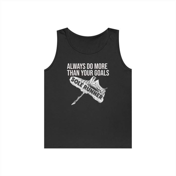 Always Do More Than Your Goal: Unisex Heavy Cotton Tank Top