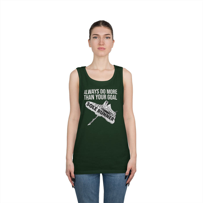 Always Do More Than Your Goal: Unisex Heavy Cotton Tank Top