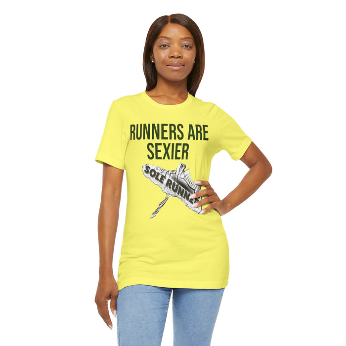 Runners Are Sexier-Sole Runner®:Unisex Jersey Short Sleeve Tee