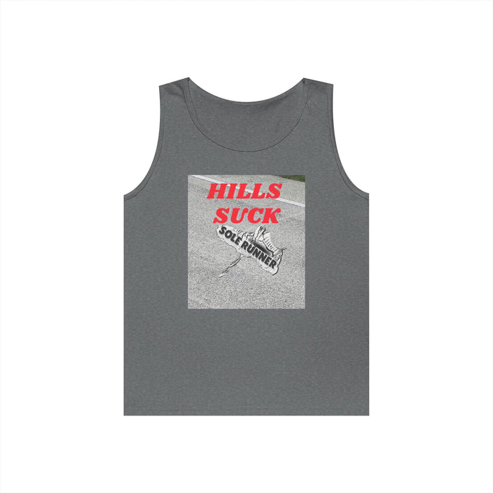 Hills Suck: Unisex Heavy Cotton Tank Top