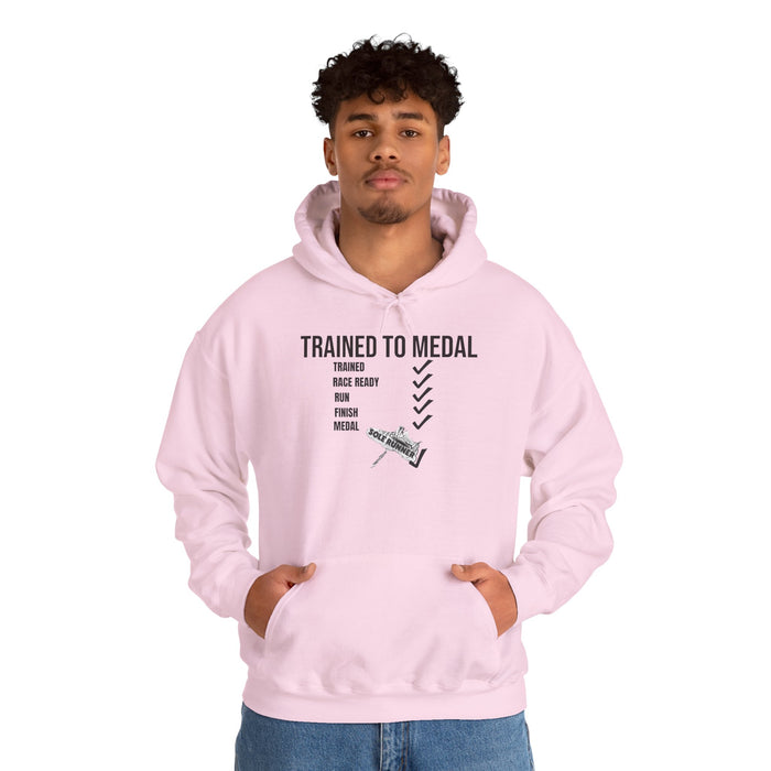 Trained To Medal: Unisex Heavy Blend™ Hooded Sweatshirt