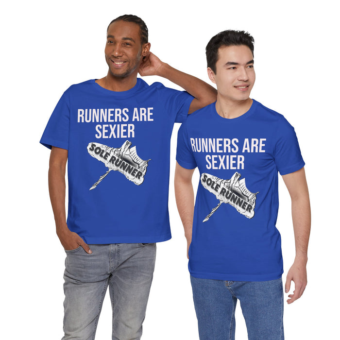 Runners Are Sexier-Sole Runner®:Unisex Jersey Short Sleeve Tee