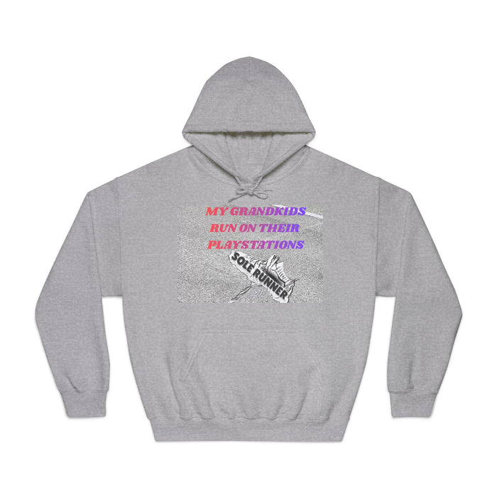 My Grandkids Run On Their Playstations: Unisex DryBlend® Hooded Sweatshirt