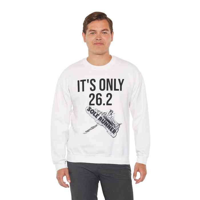 It's Only 26.2: Unisex Heavy Blend™ Crewneck Sweatshirt
