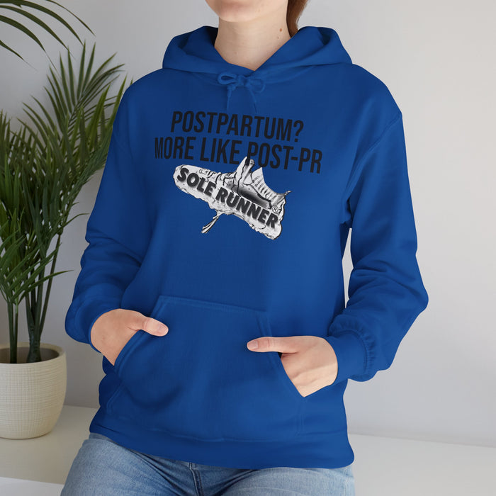 Postpartum? More Like Post-PR: Unisex Heavy Blend™ Hooded Sweatshirt