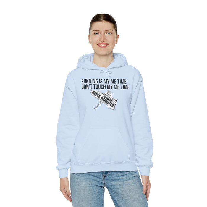 Running Is My Me Time. Don't Touch My Me Time: Unisex Heavy Blend™ Hooded Sweatshirt