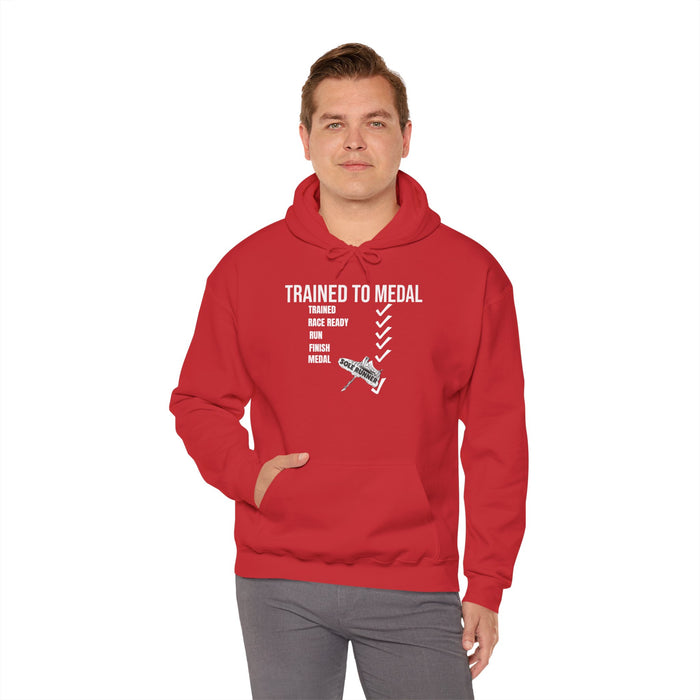 Trained To Medal: Unisex Heavy Blend™ Hooded Sweatshirt