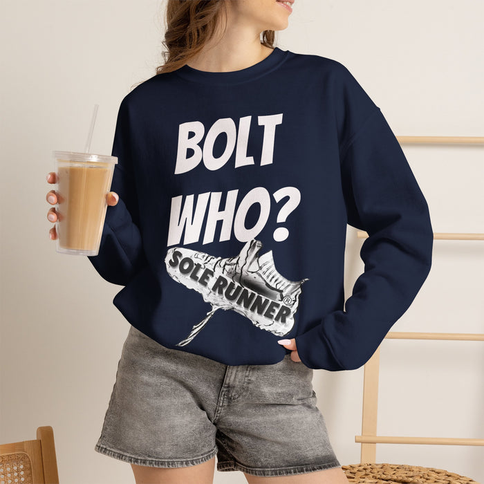 Bolt Who?: Unisex Heavy Blend™ Crewneck Sweatshirt
