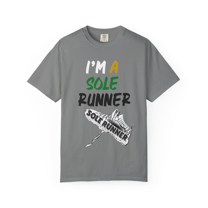 I'm A Sole Runner®-Rasta Colors: Unisex Garment-Dyed T-shirt