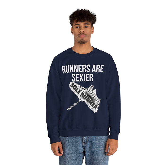 Runners Are Sexier: Unisex Heavy Blend™ Crewneck Sweatshirt