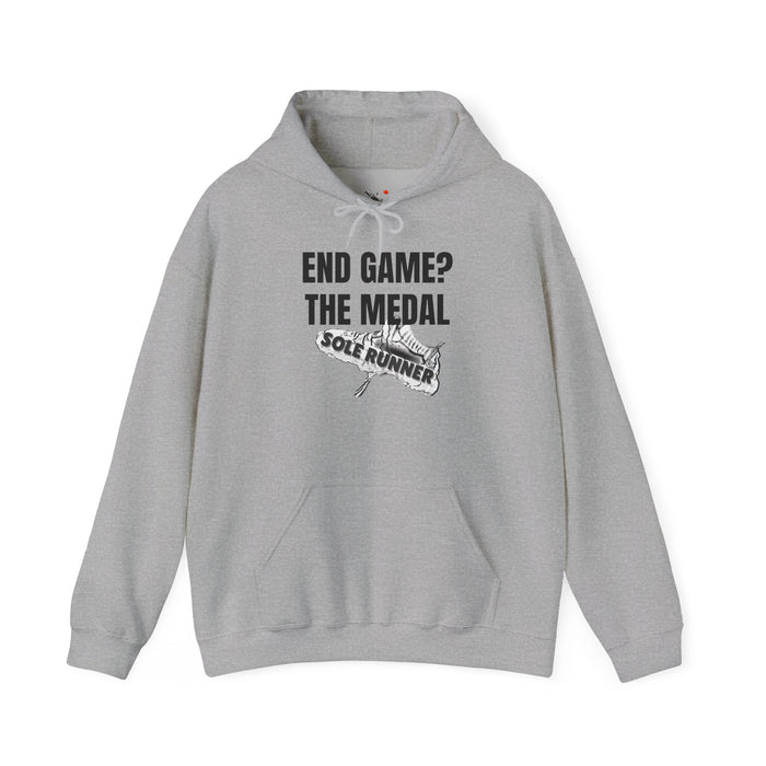 End Game? The Medal: Unisex Heavy Blend™ Hooded Sweatshirt