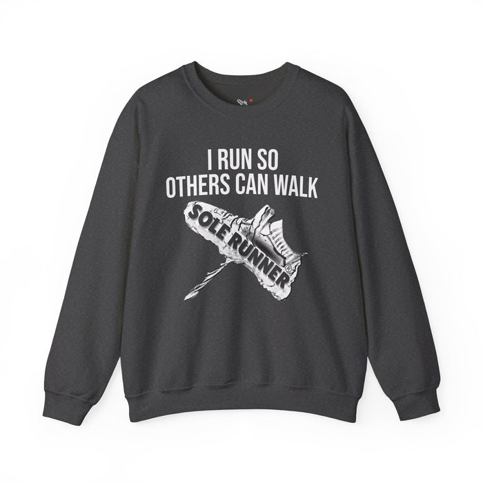 I Run So Others Can Walk: Unisex Heavy Blend™ Crewneck Sweatshirt