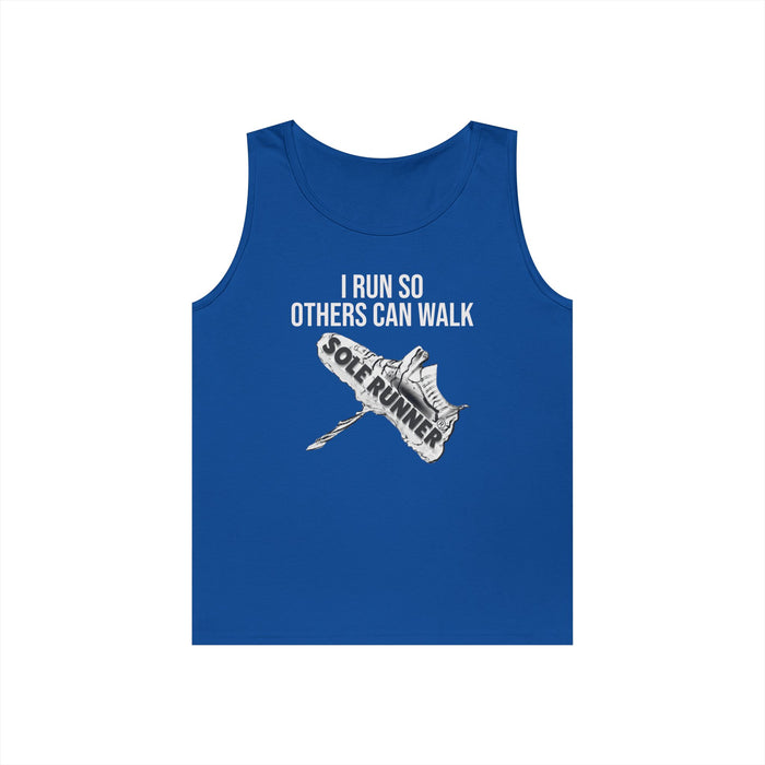 I Run So Others Can Walk: Unisex Heavy Cotton Tank Top