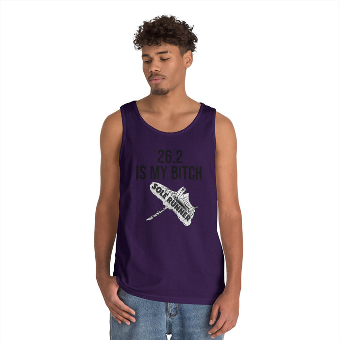 26.2 Is My Bitch: Unisex Heavy Cotton Tank Top