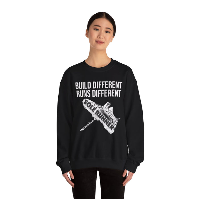 Built Different. Runs Different: Unisex Heavy Blend™ Crewneck Sweatshirt
