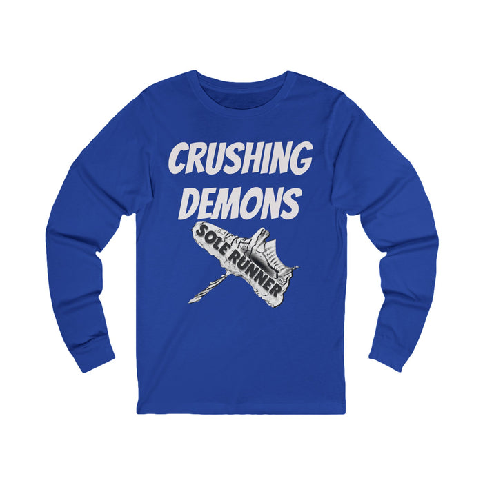 Crushing Demons: Unisex Jersey Long Sleeve Tee