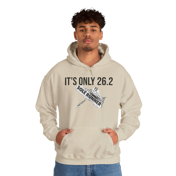 It's Only 26.2: Unisex Heavy Blend™ Hooded Sweatshirt