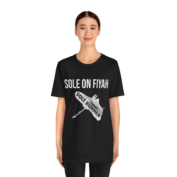 Sole On Fiyah: Unisex Jersey Short Sleeve Tee