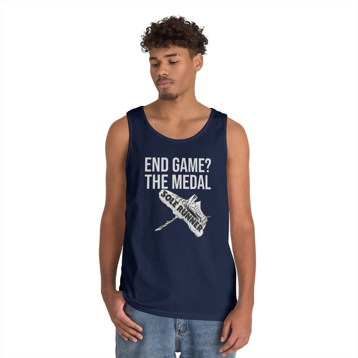 End Game? The Medal: Unisex Heavy Cotton Tank Top