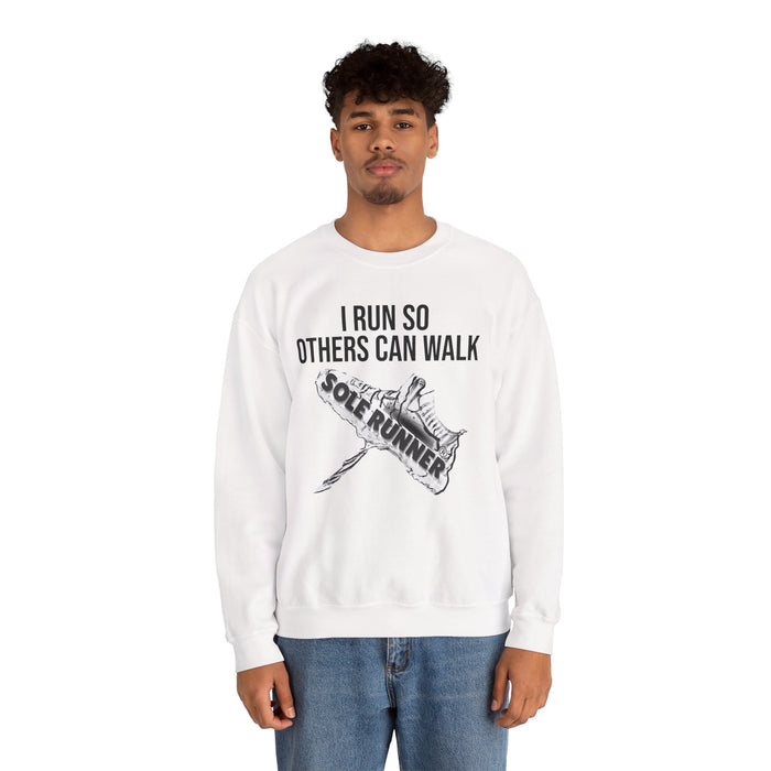 I Run So Others Can Walk: Unisex Heavy Blend™ Crewneck Sweatshirt