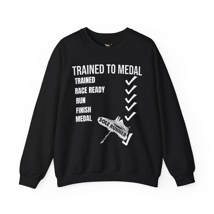 Trained To Medal: Unisex Heavy Blend™ Crewneck Sweatshirt