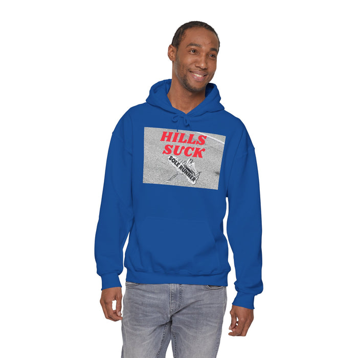 Hills Suck: Unisex Heavy Blend™ Hooded Sweatshirt
