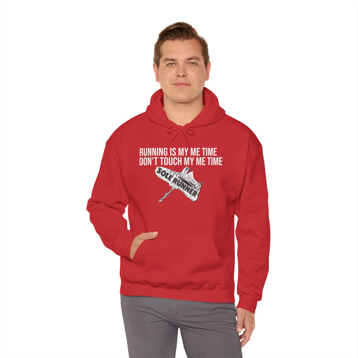 Running Is My Me Time. Don't Touch My Me Time: Unisex Heavy Blend™ Hooded Sweatshirt