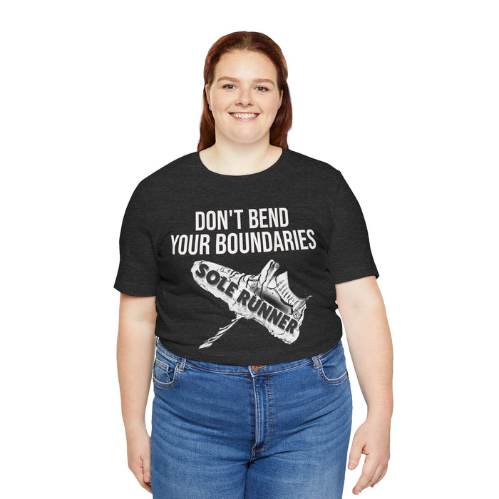 Don't Bend Your Boundaries: Unisex Jersey Short Sleeve Tee