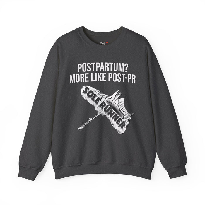 Postpartum? More Like Post-PR: Unisex Heavy Blend™ Crewneck Sweatshirt