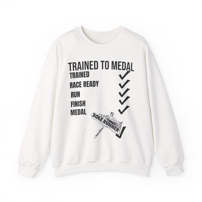 Trained To Medal: Unisex Heavy Blend™ Crewneck Sweatshirt