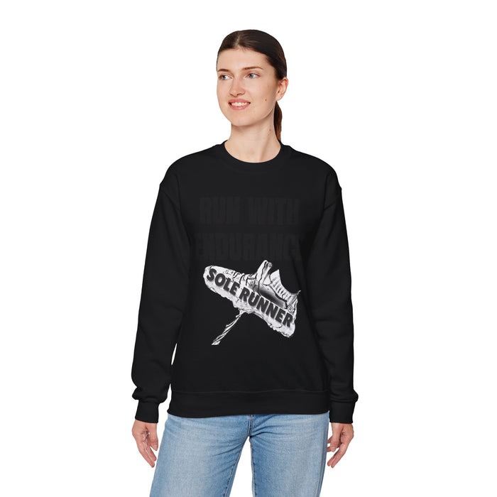 Run With Endurance: Unisex Heavy Blend™ Crewneck Sweatshirt