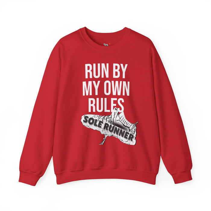 Run By My Own Rules: Unisex Heavy Blend™ Crewneck Sweatshirt