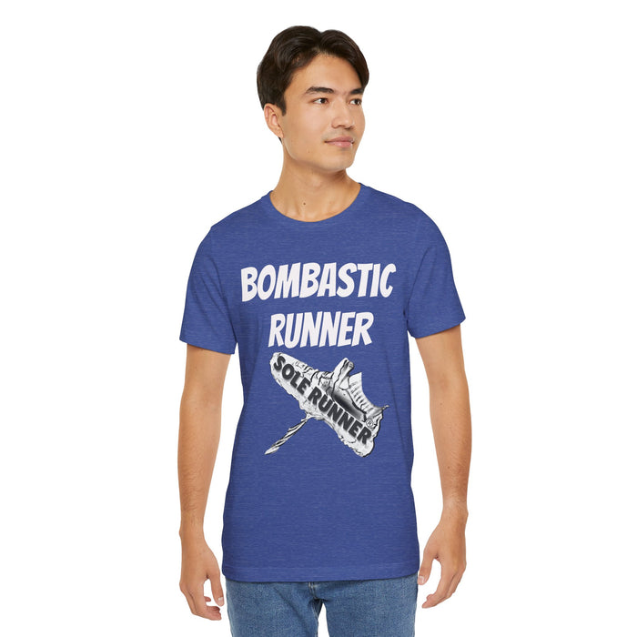 Bombastic Runner: Unisex Jersey Short Sleeve Tee