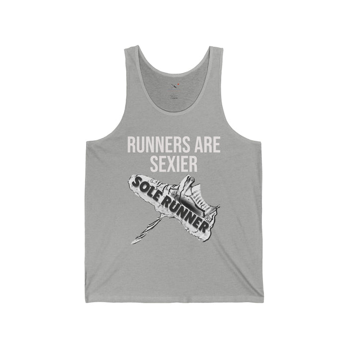 Runners Are Sexier-Sole Runner®: Unisex Jersey Tank
