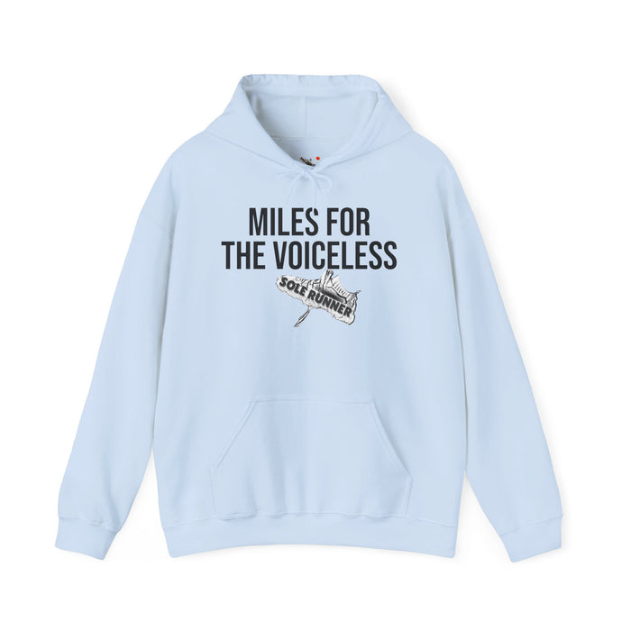 Miles For The Voiceless: Unisex Heavy Blend™ Hooded Sweatshirt