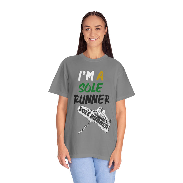 I'm A Sole Runner®-Rasta Colors: Unisex Garment-Dyed T-shirt