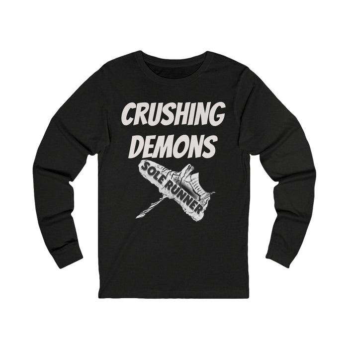 Crushing Demons: Unisex Jersey Long Sleeve Tee