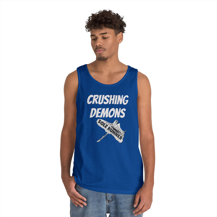 Crushing Demons: Unisex Heavy Cotton Tank Top
