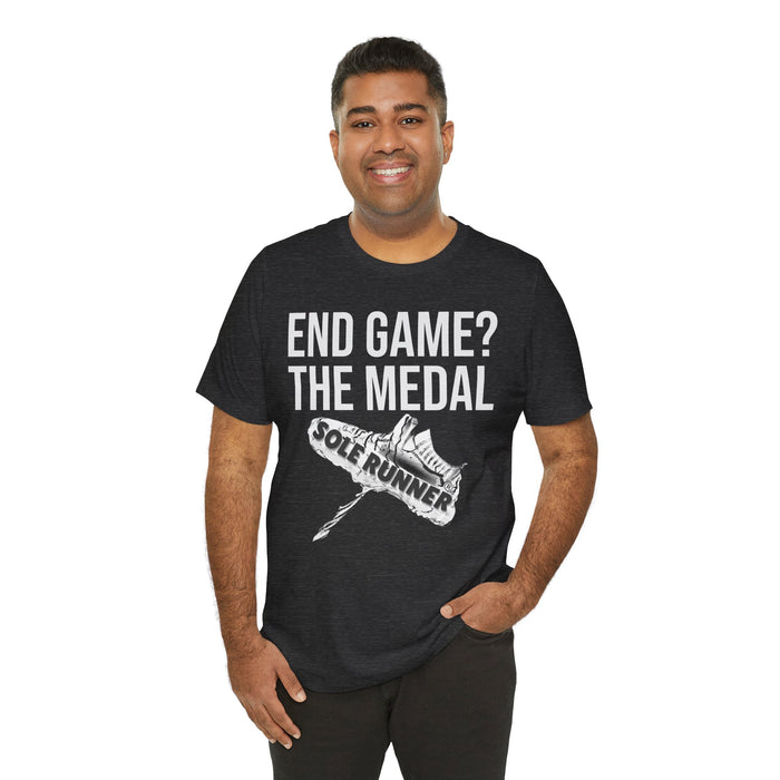 End Game? The Medal: Unisex Jersey Short Sleeve Tee
