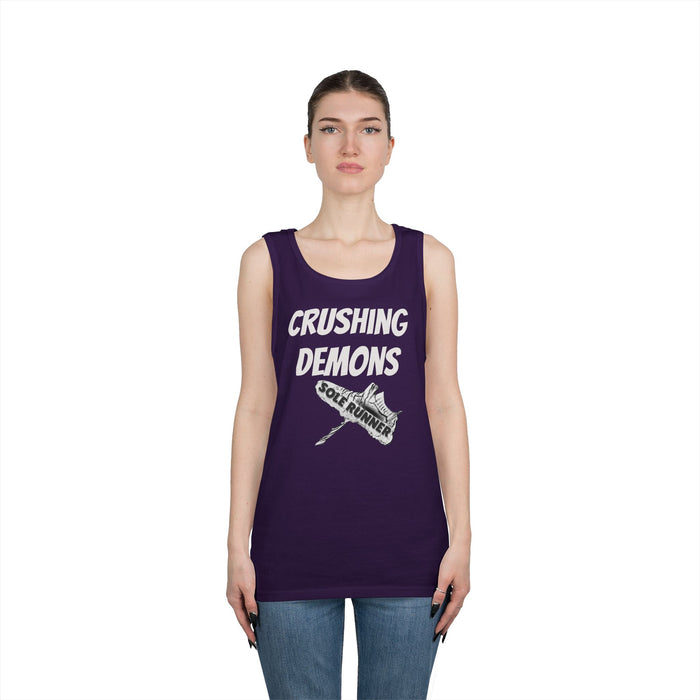 Crushing Demons: Unisex Heavy Cotton Tank Top