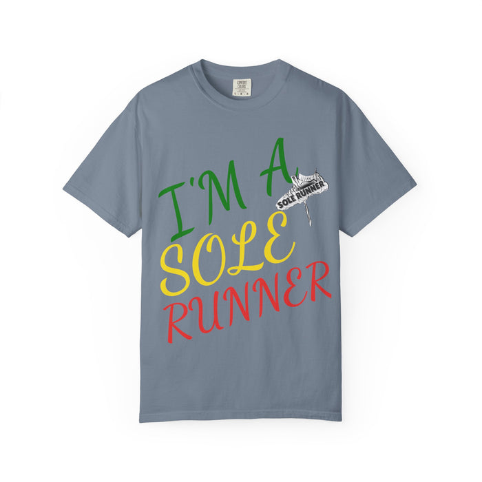 I'm Sole Runner®-Rasta Colors: Unisex Garment-Dyed T-shirt