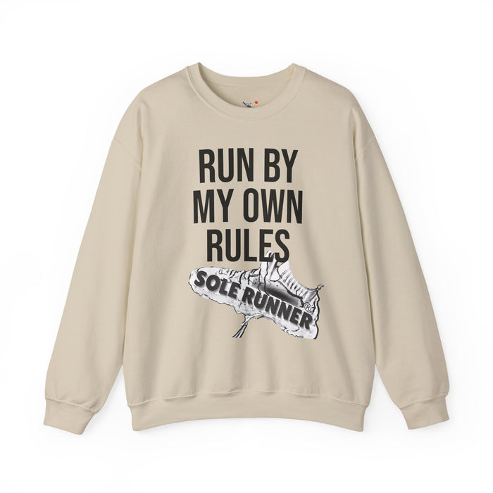 Run By My Own Rules: Unisex Heavy Blend™ Crewneck Sweatshirt