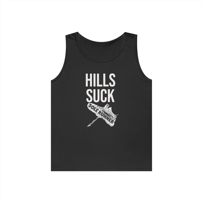 Hills Suck: Unisex Heavy Cotton Tank Top