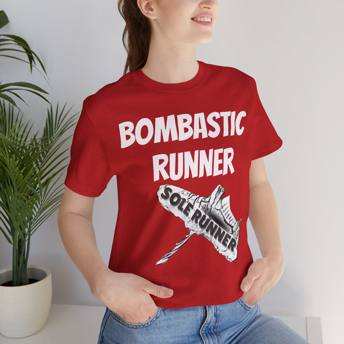 Bombastic Runner: Unisex Jersey Short Sleeve Tee