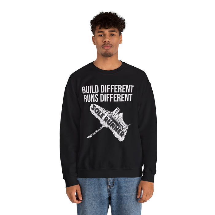 Built Different. Runs Different: Unisex Heavy Blend™ Crewneck Sweatshirt