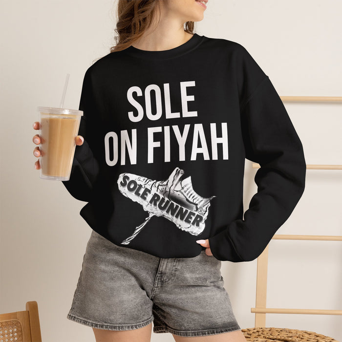 Sole On Fiyah: Unisex Heavy Blend™ Crewneck Sweatshirt