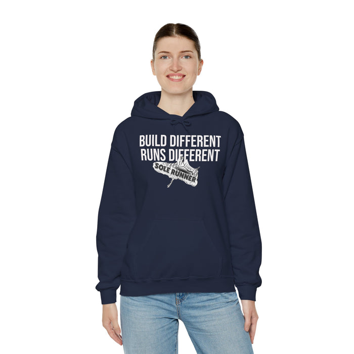 Built Different. Runs Different: Unisex Heavy Blend™ Hooded Sweatshirt