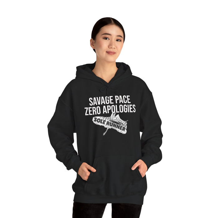Savage Pace Zero Apologies: Unisex Heavy Blend™ Hooded Sweatshirt