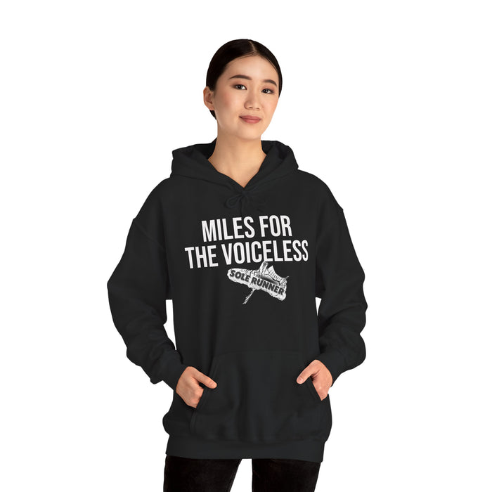 Miles For The Voiceless: Unisex Heavy Blend™ Hooded Sweatshirt